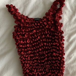 VINTAGE 90s SCRUNCH STRETCH TANK